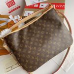 Louis Vuitton Delightful PM Monogram Canvas Natural For Women, Women's Handbags, Shoulder Bags 33cm LV M40352