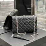 Saint Laurent Small Bag Black In Mix Matelasse For Women 8.2in/21cm YSL 600195BOW921000