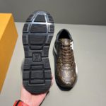 Louis Vuitton Run Away Sneaker Monogram Canvas Black/White/Brown For Men LV