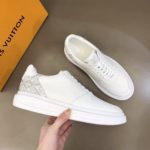 Louis Vuitton Rivoli Sneaker Monogram Metallic Canvas White For Men LV