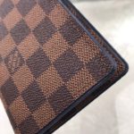 Louis Vuitton Brazza Wallet Damier Ebene Canvas For Men, Men's Wallet 7.5in/19cm LV