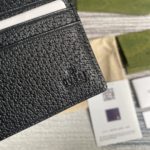 Gucci Marmont Bi-Fold Wallet Black For Men 4.3in/11cm GG 428727 DJ20T 1000