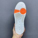 Louis Vuitton Trainer Sneaker Rubber Grain White Virgil Abloh For Men LV
