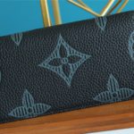 Louis Vuitton Brazza Wallet Taurillon Shadow For Men, Men's Wallet 7.5in/19cm LV