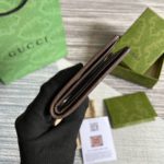 Gucci Jumbo GG Wallet Brown For Men 4.3in/11cm GG 699308 UKMBG 2572
