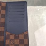 Louis Vuitton Brazza Wallet Damier Ebene Canvas For Men, Men's Wallet 7.5in/19cm LV