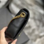Saint Laurent Kata 99 Chain Bag Black With Gold Hardware For Women 10.2in/26cm YSL