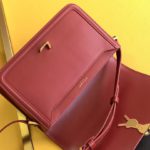 Saint Laurent Solferino Medium Satchel Bag In Box Red With Gold Hardware For Women 9in/23cm YSL 6343050SX0W6805