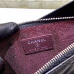 Chanel CO-CO Mini Pouch Wallet 19cm/7.5in Silver Hardware For Women Black