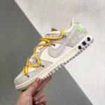 Nike Dunk Low Off-White Lot 39 Sail/Neutral Grey-Amarillo For Men, Men’s Shoes DJ0905-109