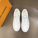 Louis Vuitton Rivoli Sneaker Monogram Metallic Canvas White For Men LV