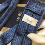 Dior Oblique Tie Blue And Black Silk Dior Men Tie 93C1046A0121_C975