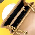 Saint Laurent Loulou Small Chain Bag In "Y" Brown With Gold Hardware For Women 9in/23cm YSL 4946991U8C77761
