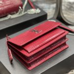 Saint Laurent Sunset Medium Chain Bag Red For Women 8.6in/22cm YSL