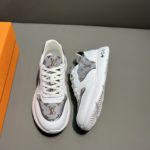 Louis Vuitton Run Away Sneaker Iridescent Textile White For Men LV