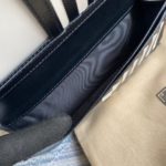 Gucci Marmont Long ID Wallet With Interlocking G Black For Men 7in/18cm GG