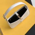 Saint Laurent LE 5 À 7 Hobo Bag White Material For Women 9in/23cm YSL 6572282R20W9207