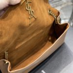 Saint Laurent Kate Medium Reversible Chain Bag Brown In Suede With Gold Hardware For Women 11.2in/29cm YSL