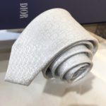 Dior Oblique Silk Tie White Dior Men Tie