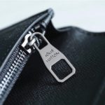 Louis Vuitton Brazza Wallet Monogram Pastel Noir Canvas For Men, Men's Wallet 7.5in/19cm LV