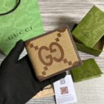 Gucci Jumbo GG Wallet Brown For Men 4.3in/11cm GG 699308 UKMBG 2572