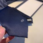 Dior 'CD ICON' Silk Tie Navy Blue Dior Men Tie