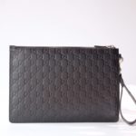 Gucci Microguccissima Pouch Black For Men, Men's Pouch 12in/31cm GG