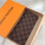 Louis Vuitton Brazza Wallet Damier Ebene Canvas For Men, Men's Wallet 7.5in/19cm LV