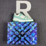 Louis Vuitton Trainer Sneaker Rubber Monogram Mint Virgil Abloh For Men LV