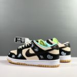 Nike Dunk Low Essential Paisley Pack Black and Beige Sneaker For Men, Men's Shoes