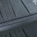 Louis Vuitton Brazza Wallet Monogram Pastel Noir Canvas For Men, Men's Wallet 7.5in/19cm LV