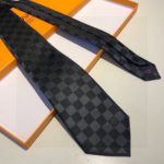 Louis Vuitton Damier Classique Tie Black LV Men Tie M78752