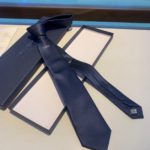 Dior 'Dior' Ribbon Tie Navy Blue Silk Dior Men Tie 29C1047A0675_C581