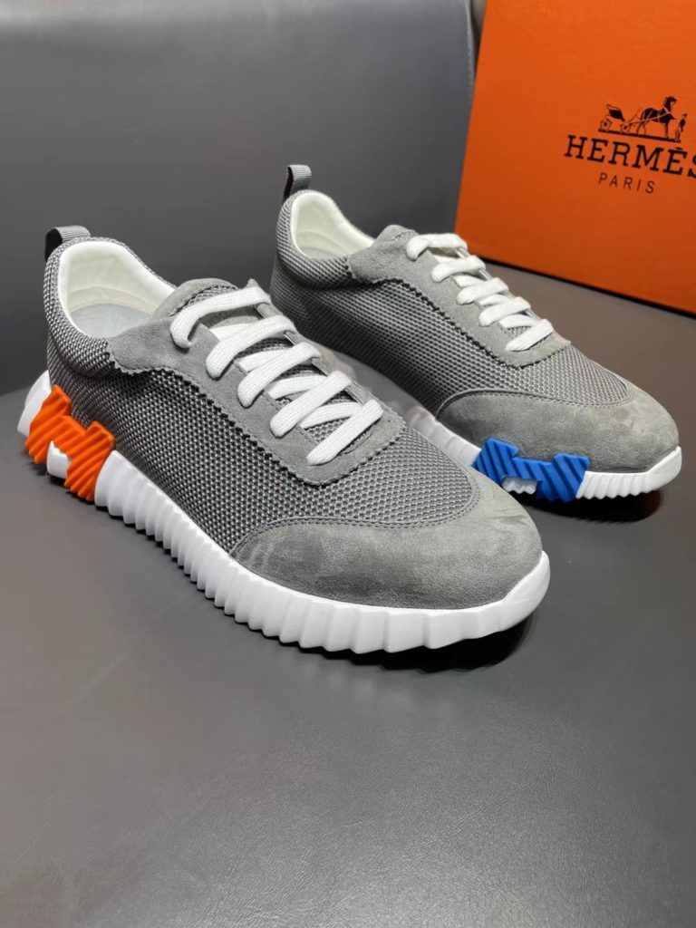Hermes Bouncing Sneaker Grey For Men H202934ZHM5420