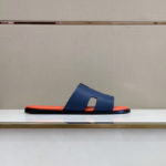 Hermes Izmir Sandal Orange/Blue For Men
