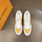 Louis Vuitton Rivoli Sneaker Monogram Metallic Canvas Yellow/White For Men LV