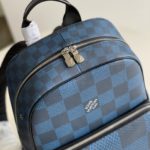 Louis Vuitton Campus Backpack Damier Graphite 3D Canvas Blue For Men, Men's Bags 39cm LV N50008
