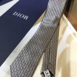 Dior Oblique Tie Gray And Black Silk Dior Men Tie 93C1046A0121_C978