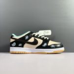 Nike Dunk Low Essential Paisley Pack Black and Beige Sneaker For Men, Men's Shoes