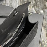 Saint Laurent Small Bag Black In Mix Matelasse For Women 8.2in/21cm YSL 600195BOW921000