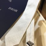 Dior Oblique Silk Tie White Dior Men Tie