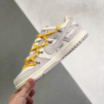 Nike Dunk Low Off-White Lot 39 Sail/Neutral Grey-Amarillo For Men, Men’s Shoes DJ0905-109