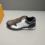 Louis Vuitton Run Away Sneaker Monogram Canvas Black/White/Brown For Men LV