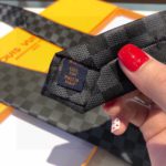 Louis Vuitton Damier Classique Tie Black LV Men Tie M78752