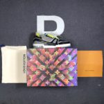Louis Vuitton Trainer Sneaker Rubber Monogram Denim Multiple Color Virgil Abloh For Men LV