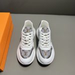 Louis Vuitton Run Away Sneaker Iridescent Textile White For Men LV