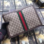 Gucci Ophidia Toiletry Case Beige For Men, Men's Pouch 13.5in/34cm GG 598234 96IWT 8745