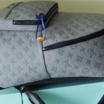 Louis Vuitton Racer Backpack Monogram Shadow Grey For Men, Men's Bags 41cm LV M46105