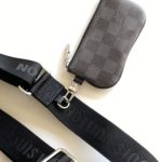 Louis Vuitton Trio Messenger Damier Graphite Black For Men, Men's Bags, Shoulder And Crossbody Bags 9.8in/25cm LV N50017