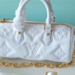 Louis Vuitton Papillon BB Bag Classic Monogram For Women 20cm White LV M59827